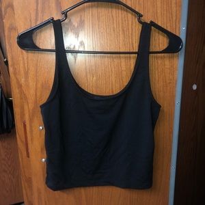Forever 21 Black Crop Top (Large)